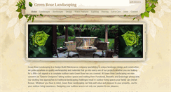 Desktop Screenshot of greenroselandscaping.com